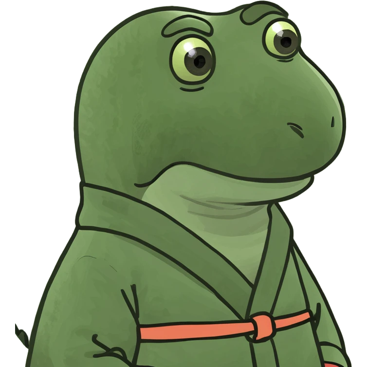 Dinosaur wearing a robe emoji