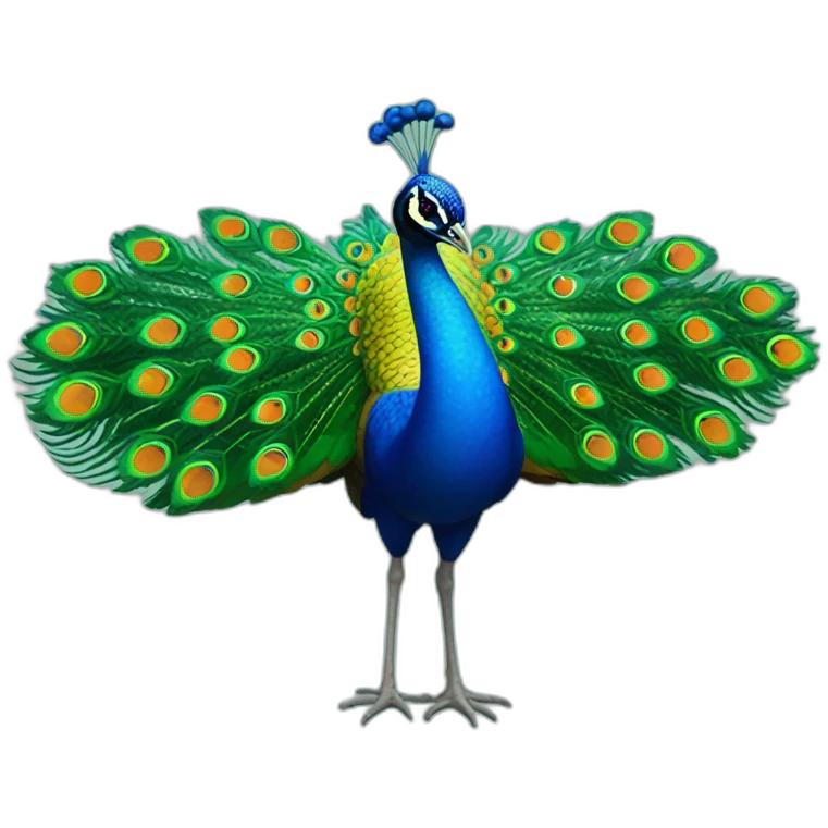 peacock emoji