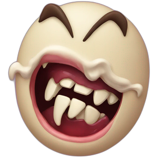Vampire bite emoji
