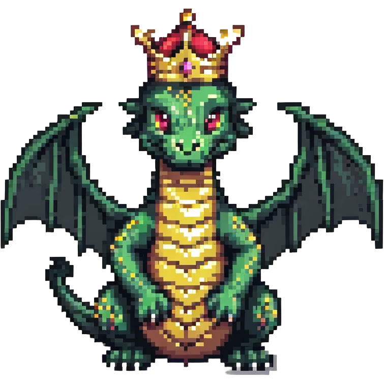 crowned dragon emoji