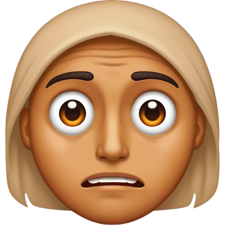 Terrible face emoji