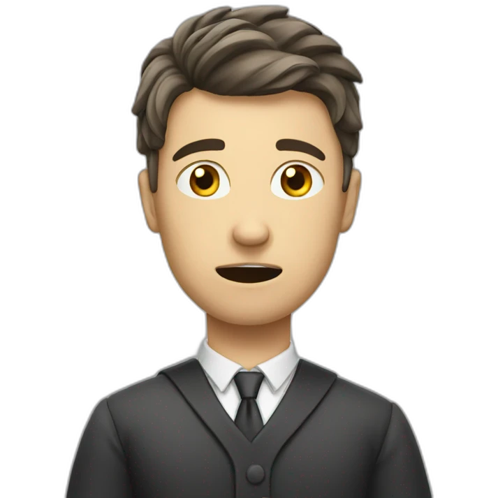 Law student stressed emoji