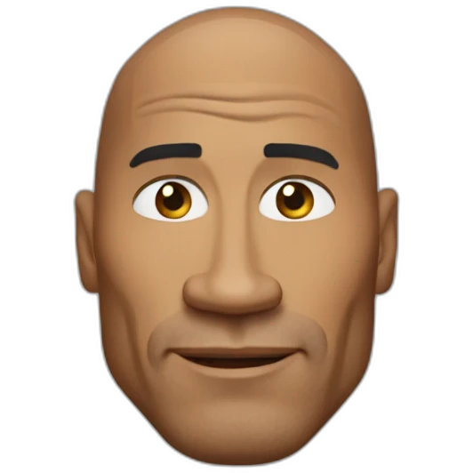 Dwayne The Wok Johnson emoji