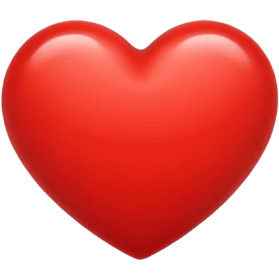Red heart emoji