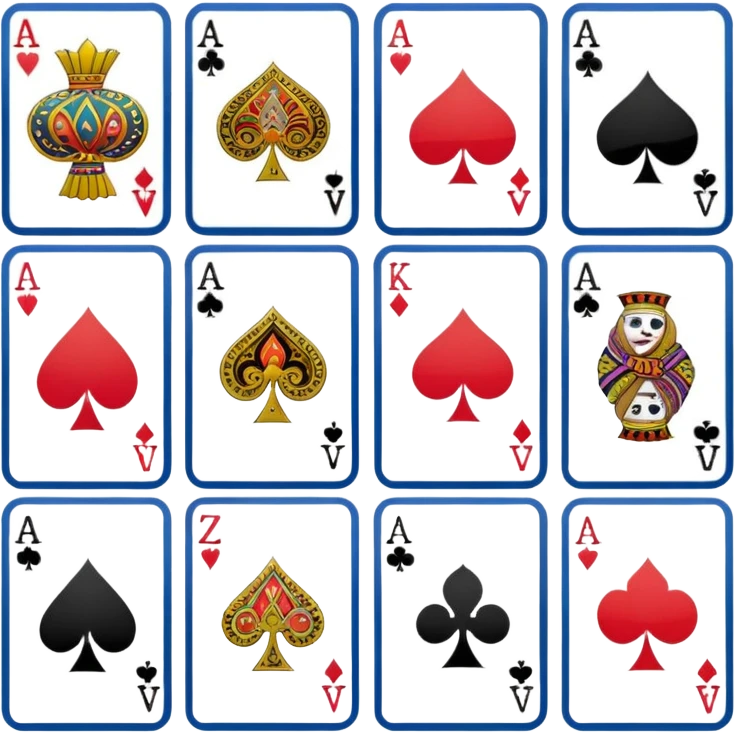 A deck of cards emoji