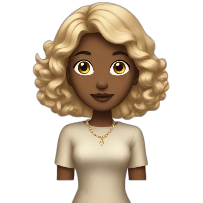 Rich girl emoji