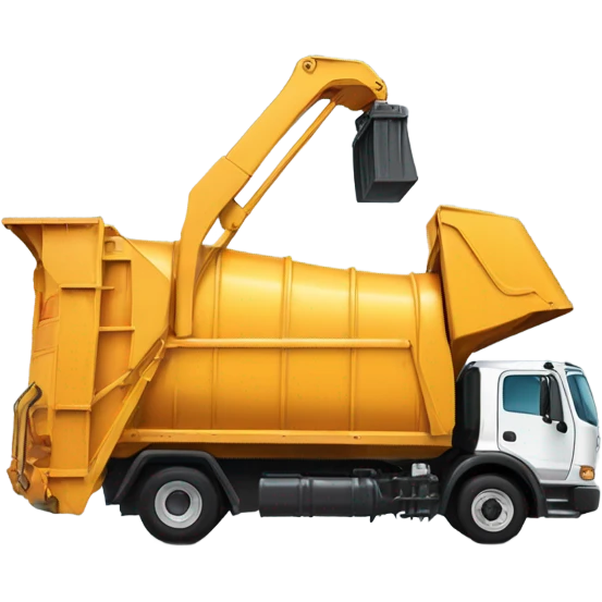 Trash truck  emoji