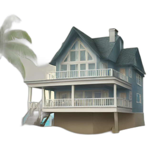 beach house emoji