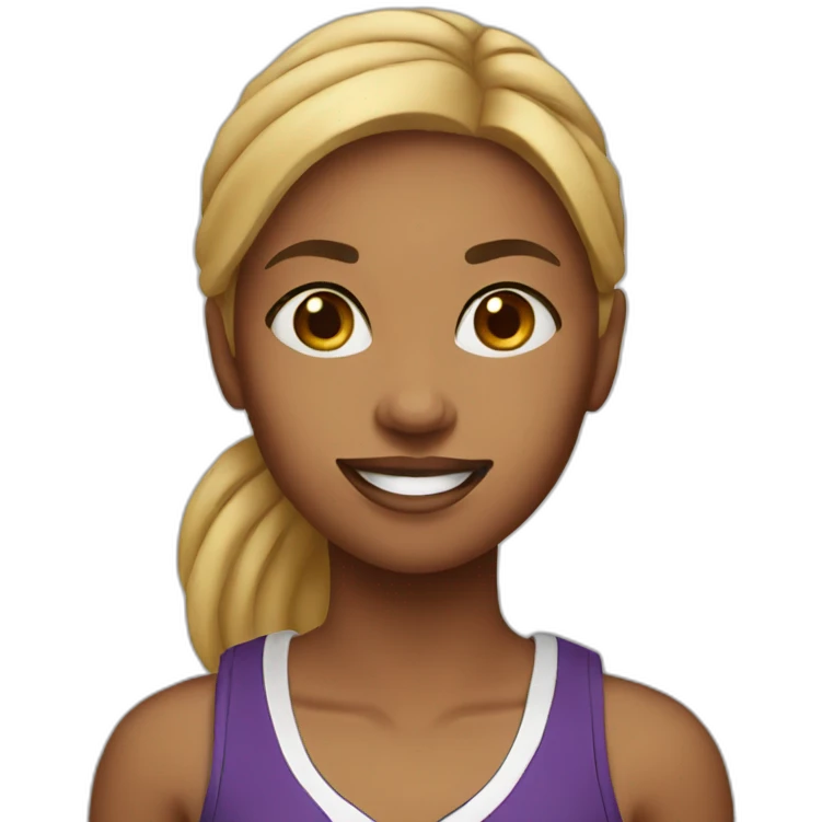 basketball girl emoji