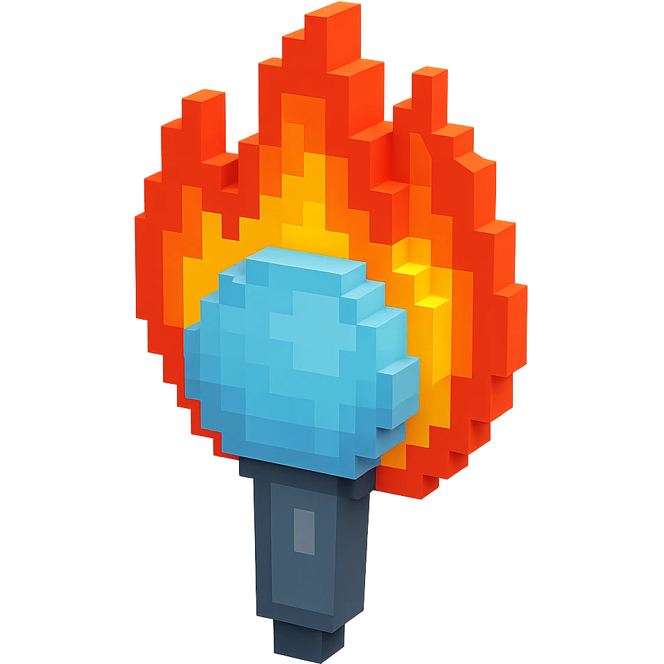 microphone on fire emoji