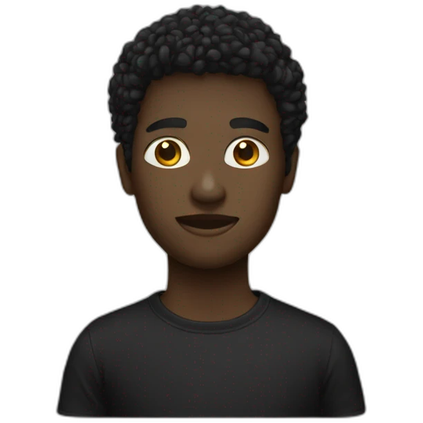 Black tshirt emoji