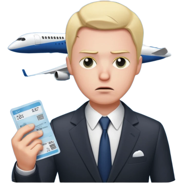I will buy the flight ticket man cuesta mil dolares emoji