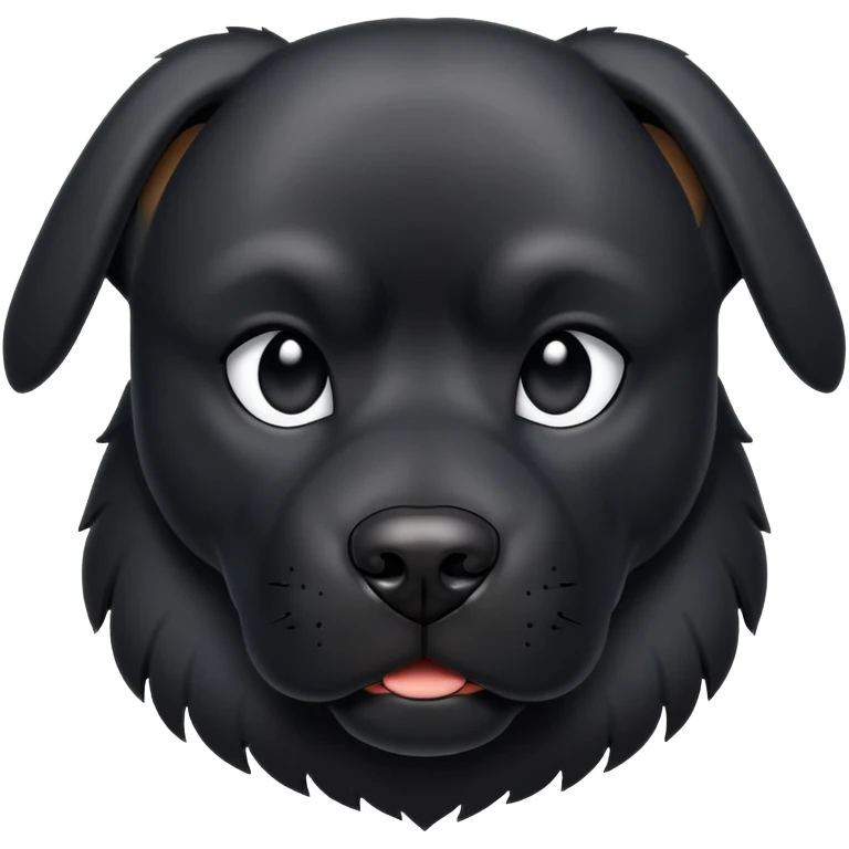 Black dog emoji