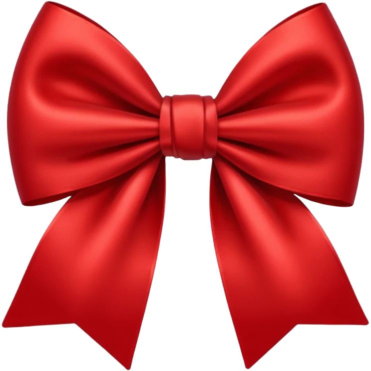 Red bow emoji