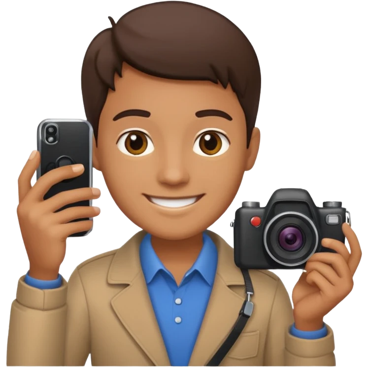 phone and camera vlogger emoji