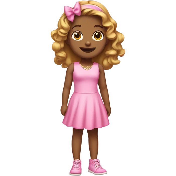 Pink girl emoji