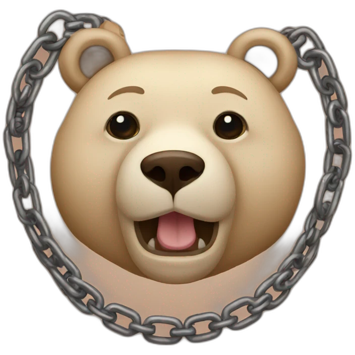 bear-chain emoji