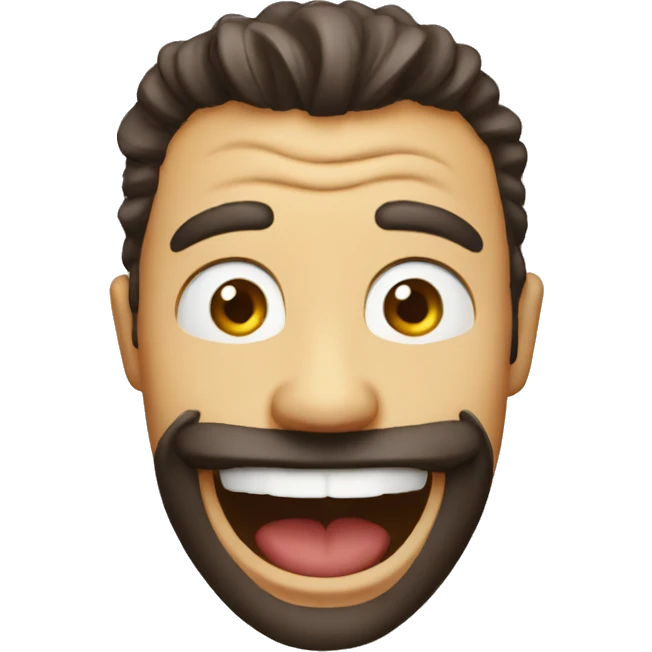 don't laugh emoji