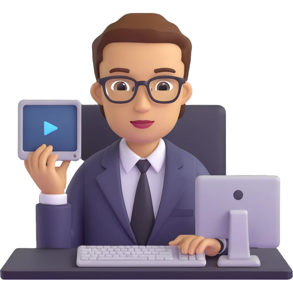light skin black computer analyst emoji