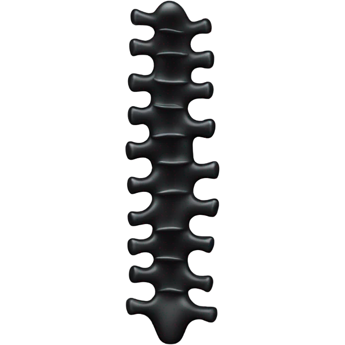 Black spine emoji