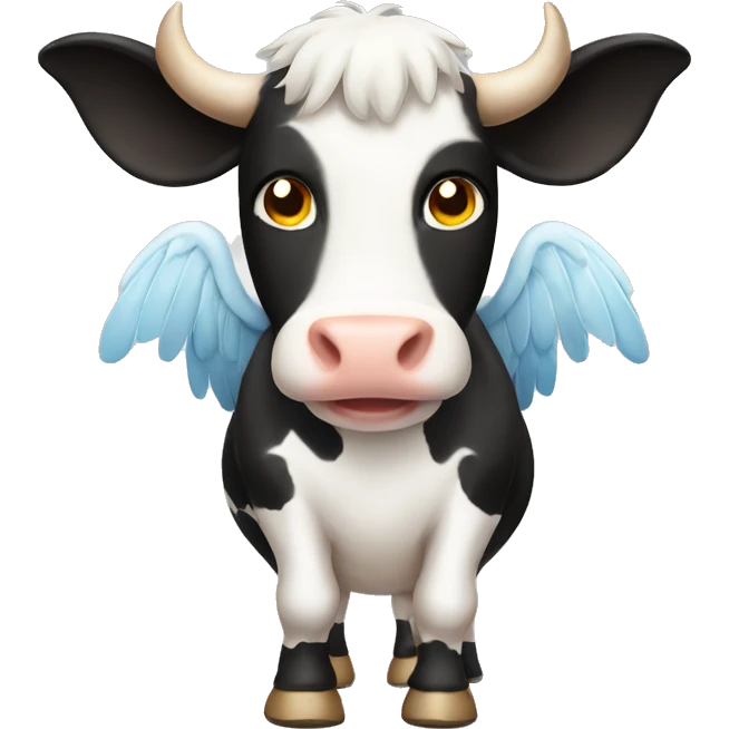 cow with wings emoji