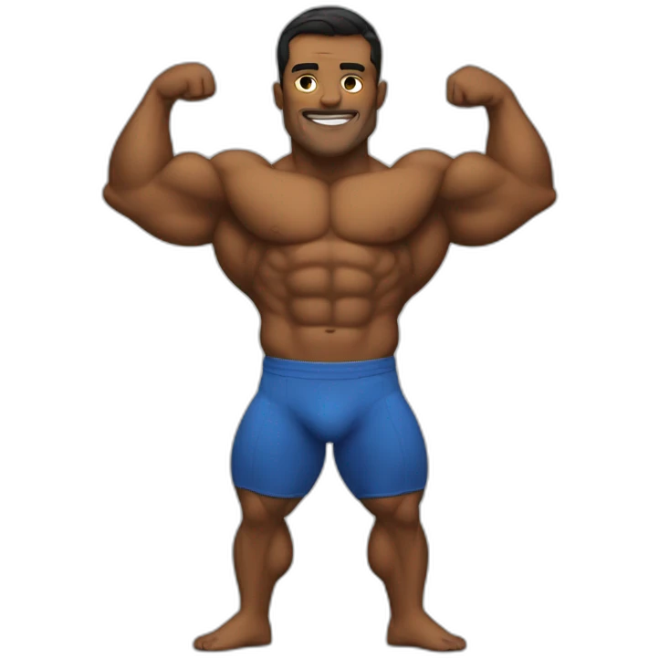 body builder emoji