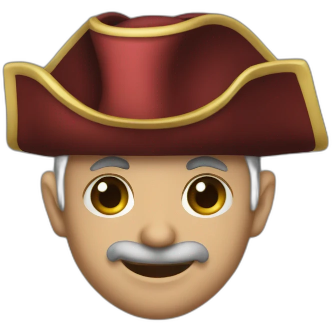 Alick mouriesse pirate hat emoji