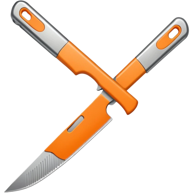 generate me a knife cutter style emoji