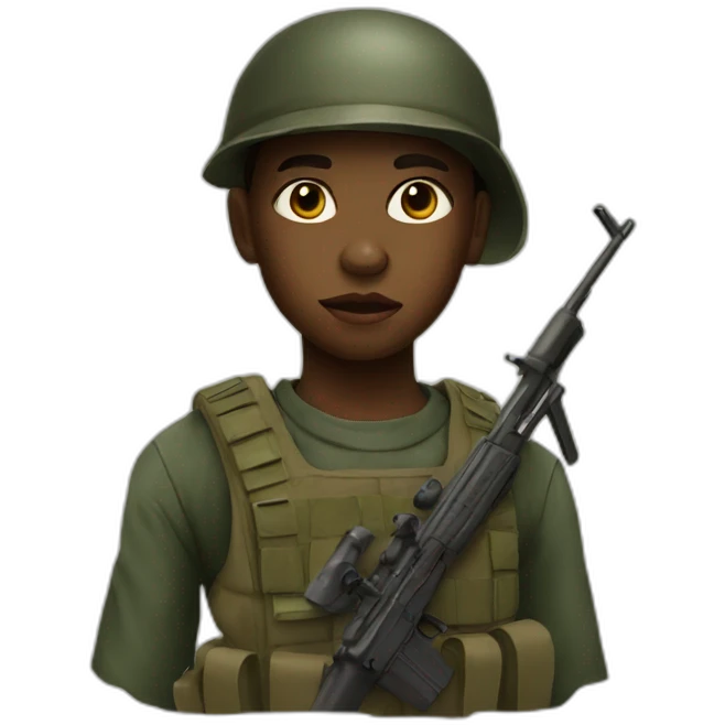 child soldier emoji