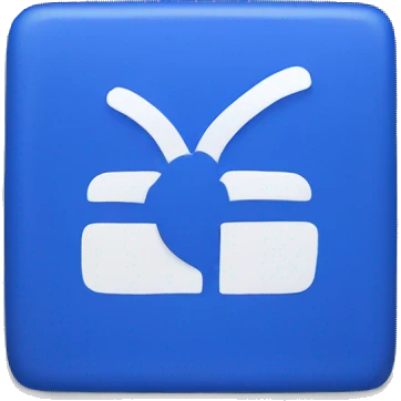 FB blue badge tick  emoji