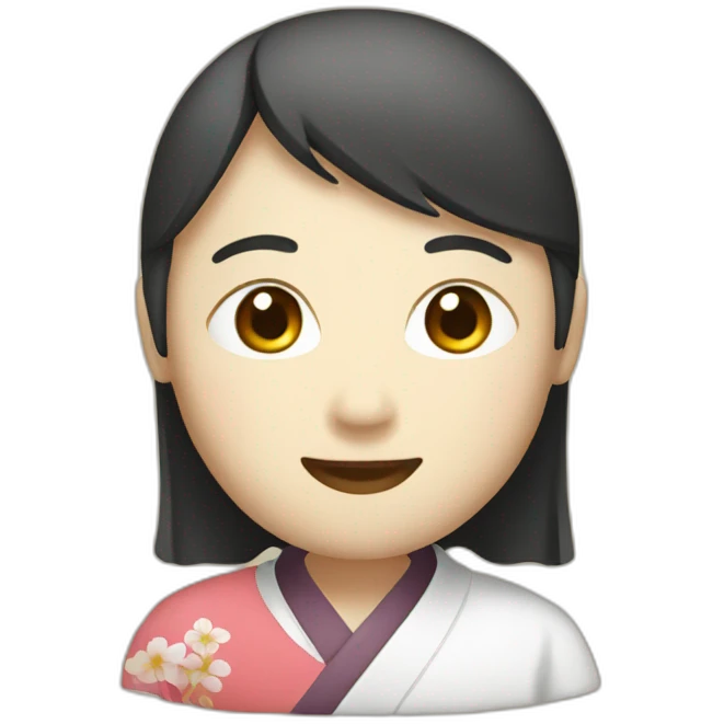 Japanese hello symbol emoji