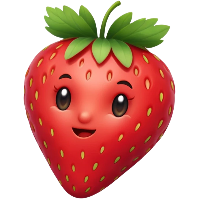 Cute strawberry emoji