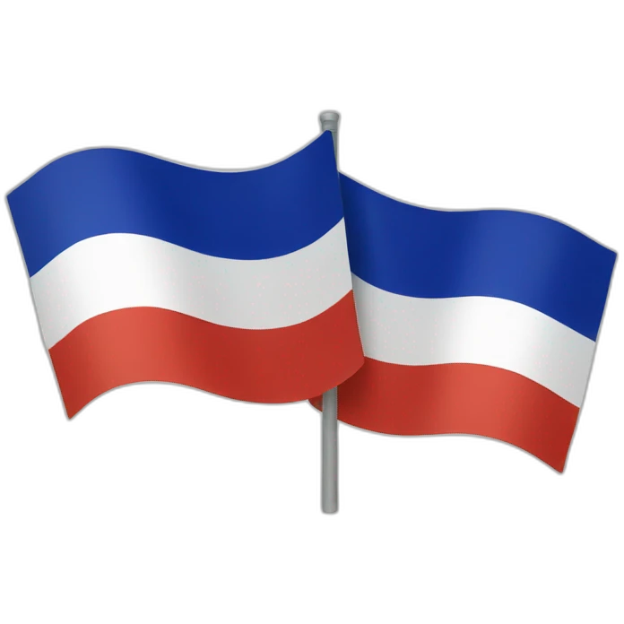 double french flag emoji