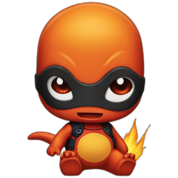 Charmander disguise dead-pool emoji