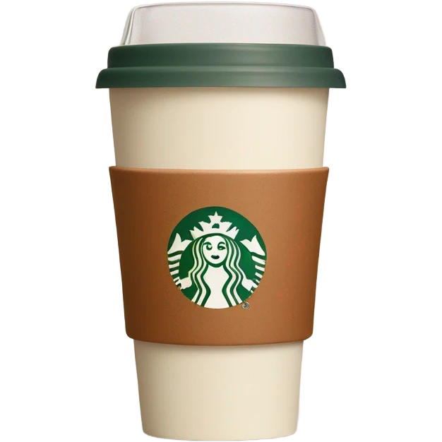 Starbucks cup for tea emoji