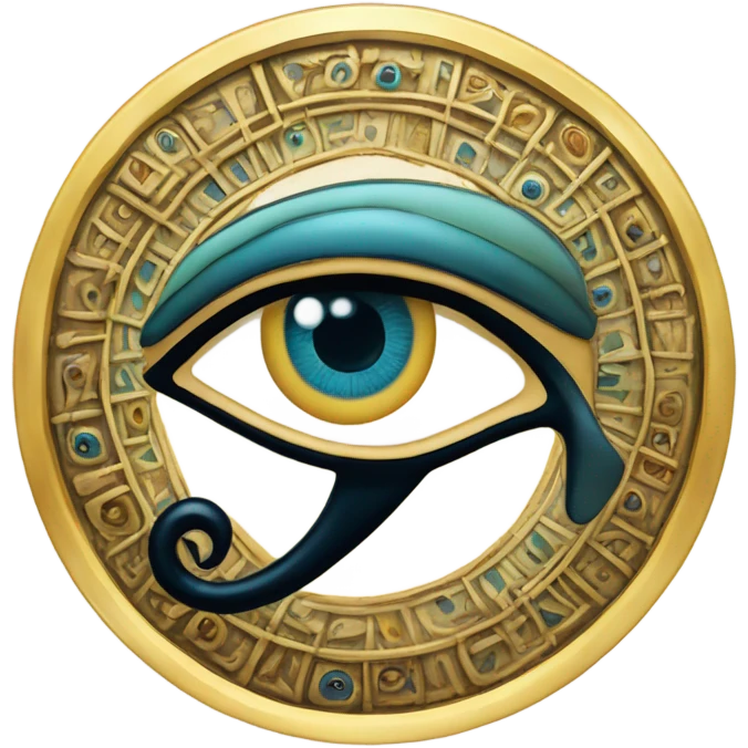 Eye of thoth sacred emoji