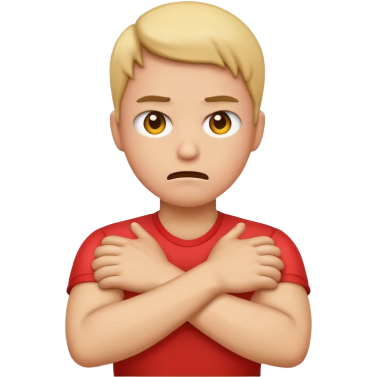 emoji face frustrated arms crossed emoji