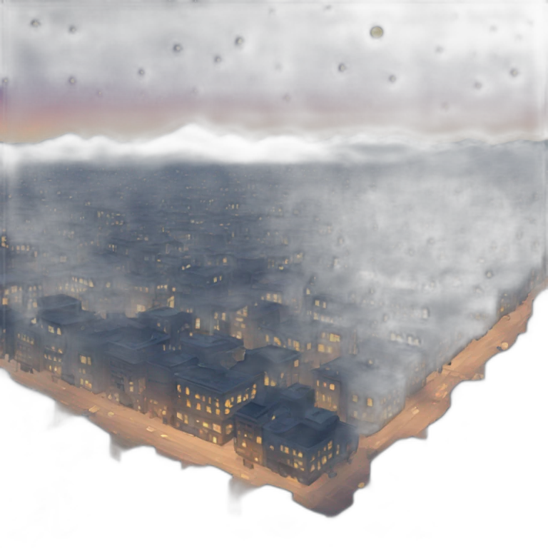City lights and starry skies emoji