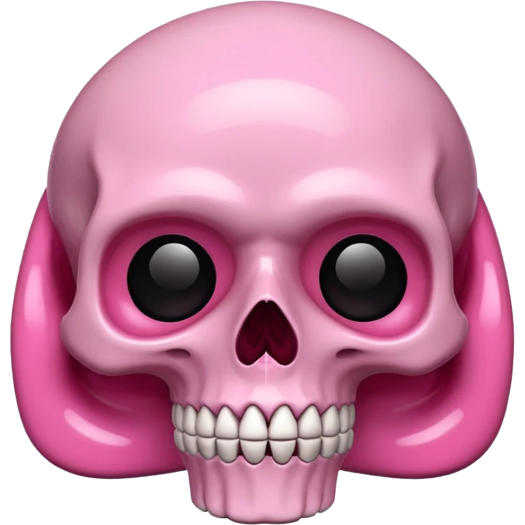 Pink skull emoji