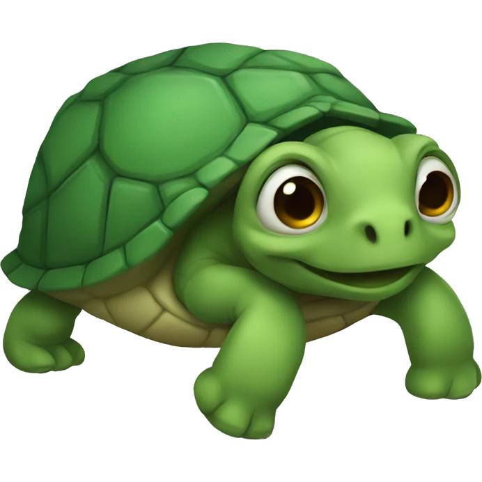 Human that looks like a turtle emoji