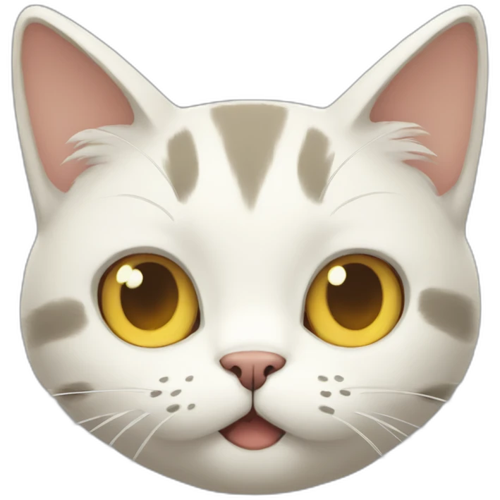 Studio ghibli cat that nods emoji