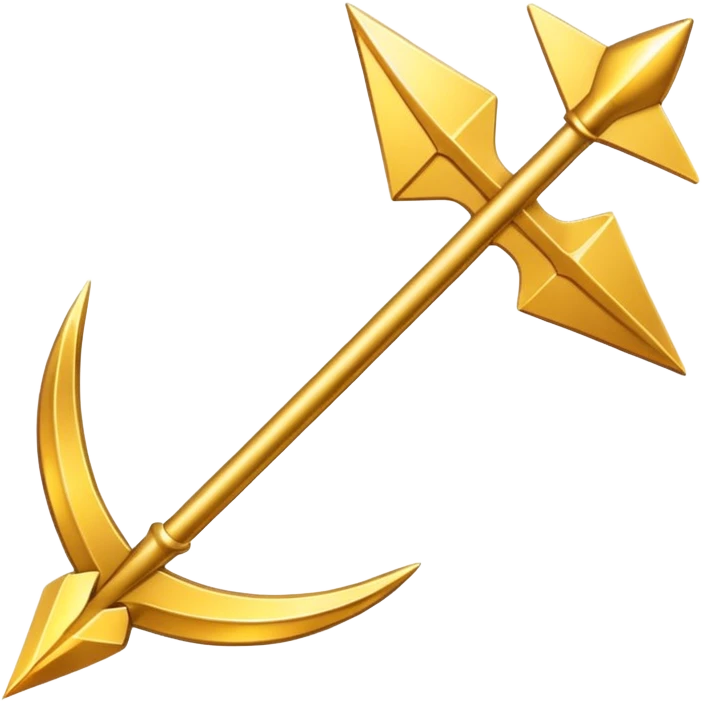 golden arrow emoji