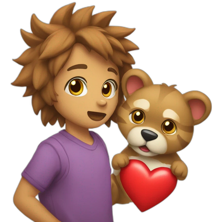 Growlith ans heart emoji