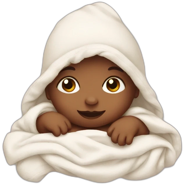 Newborn posing emoji