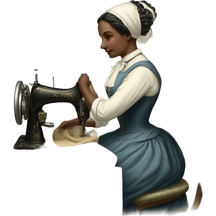 seamstress of the late 19th century emoji