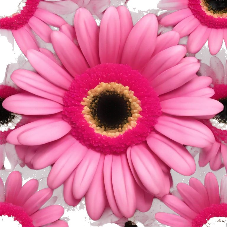 Pink Gerbera single  emoji