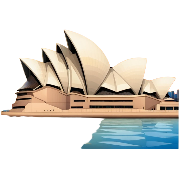Sydney Opera House at sunset emoji