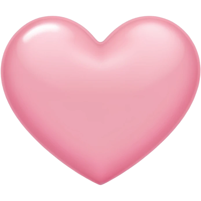 Light pink heart emoji