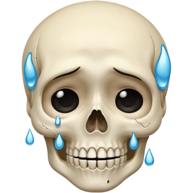 😭+💀 emoji