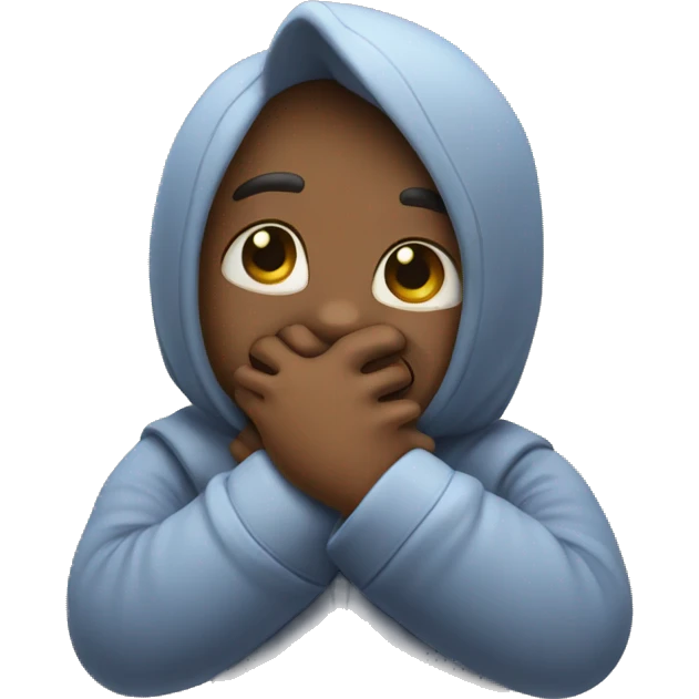 Friendly hug emoji